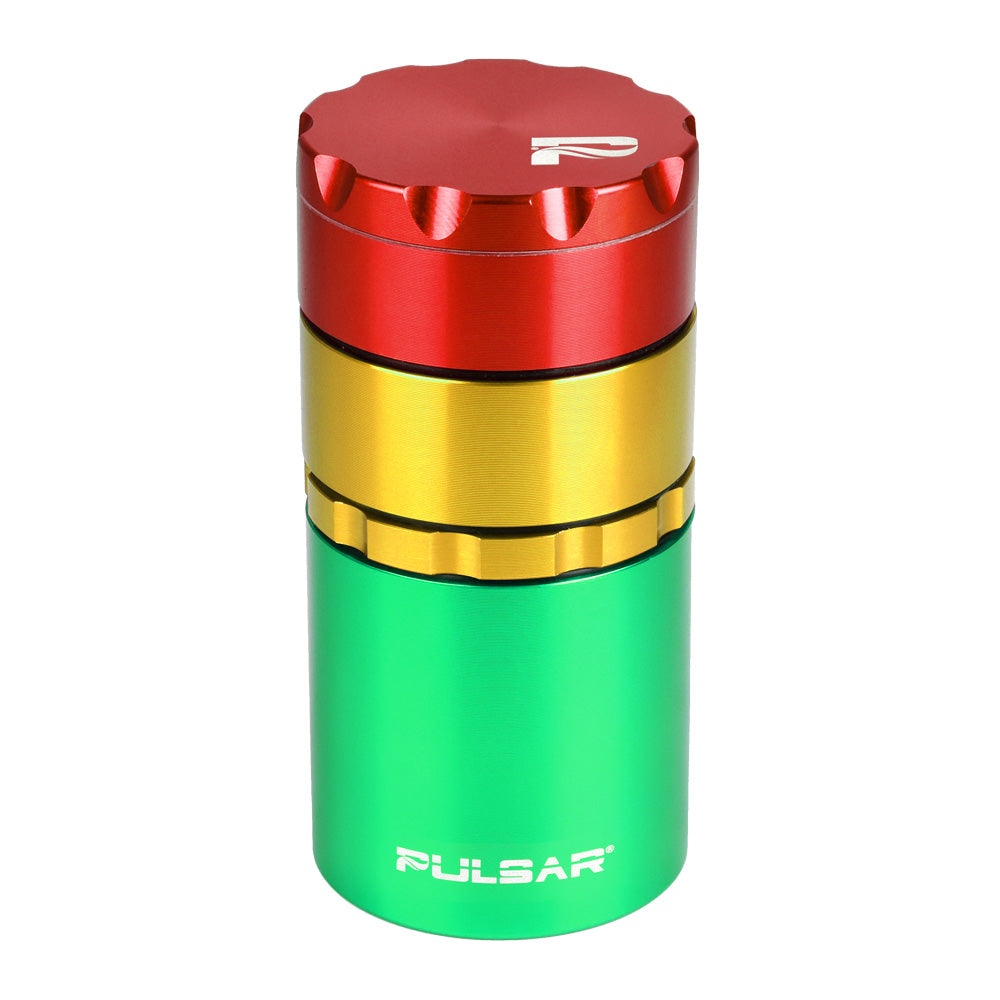 Pulsar Metal Storage Herb Grinder 5 Color Options