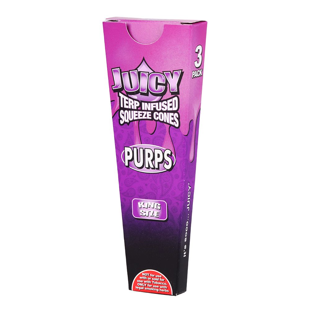 Juicy Terp Infused Squeeze Cones | Purps | 30pk Display