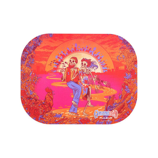 Grateful Dead x Pulsar Mini Magnetic Rolling Tray Lid - Sunset Dance / 7"x5.5"