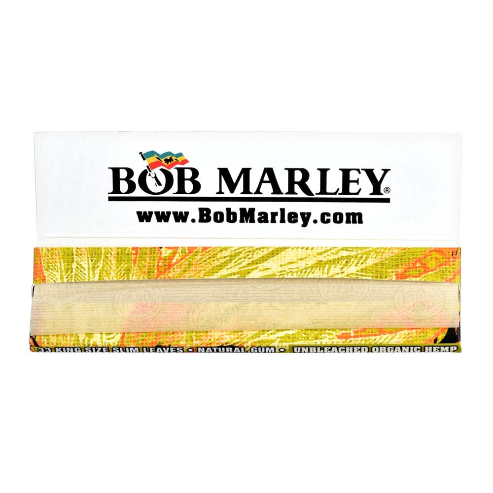 Bob Marley Rolling Papers Organic Hemp 2 Sizes & Single or Full Box Options