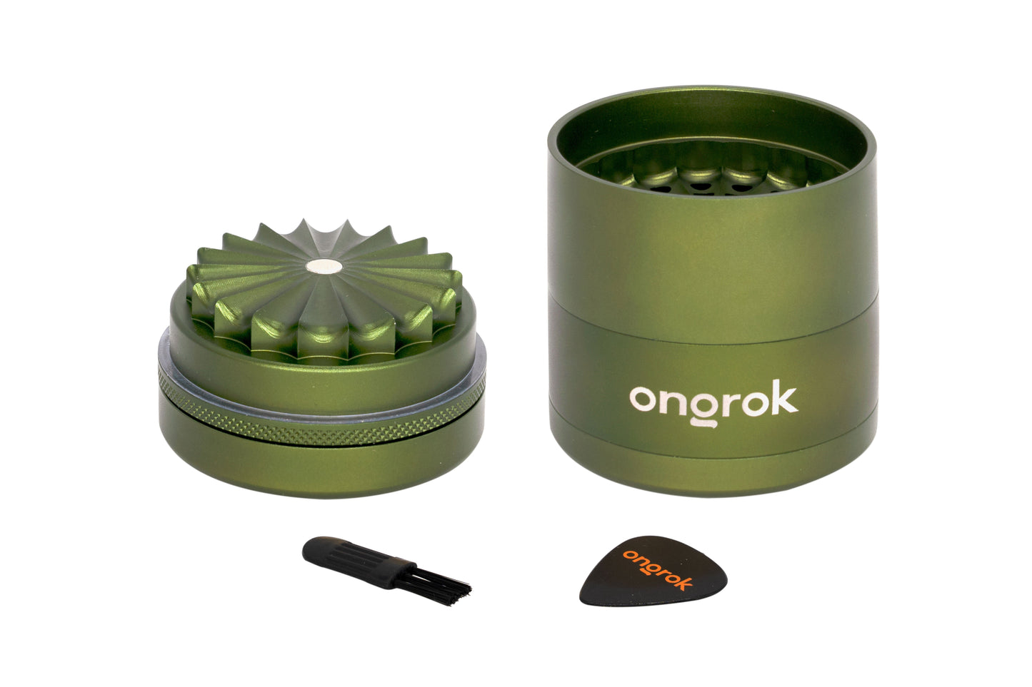 Ongrok Mini 5 Piece, Flower Petal Toothless Grinder (2.2 inch) 5 Color Options