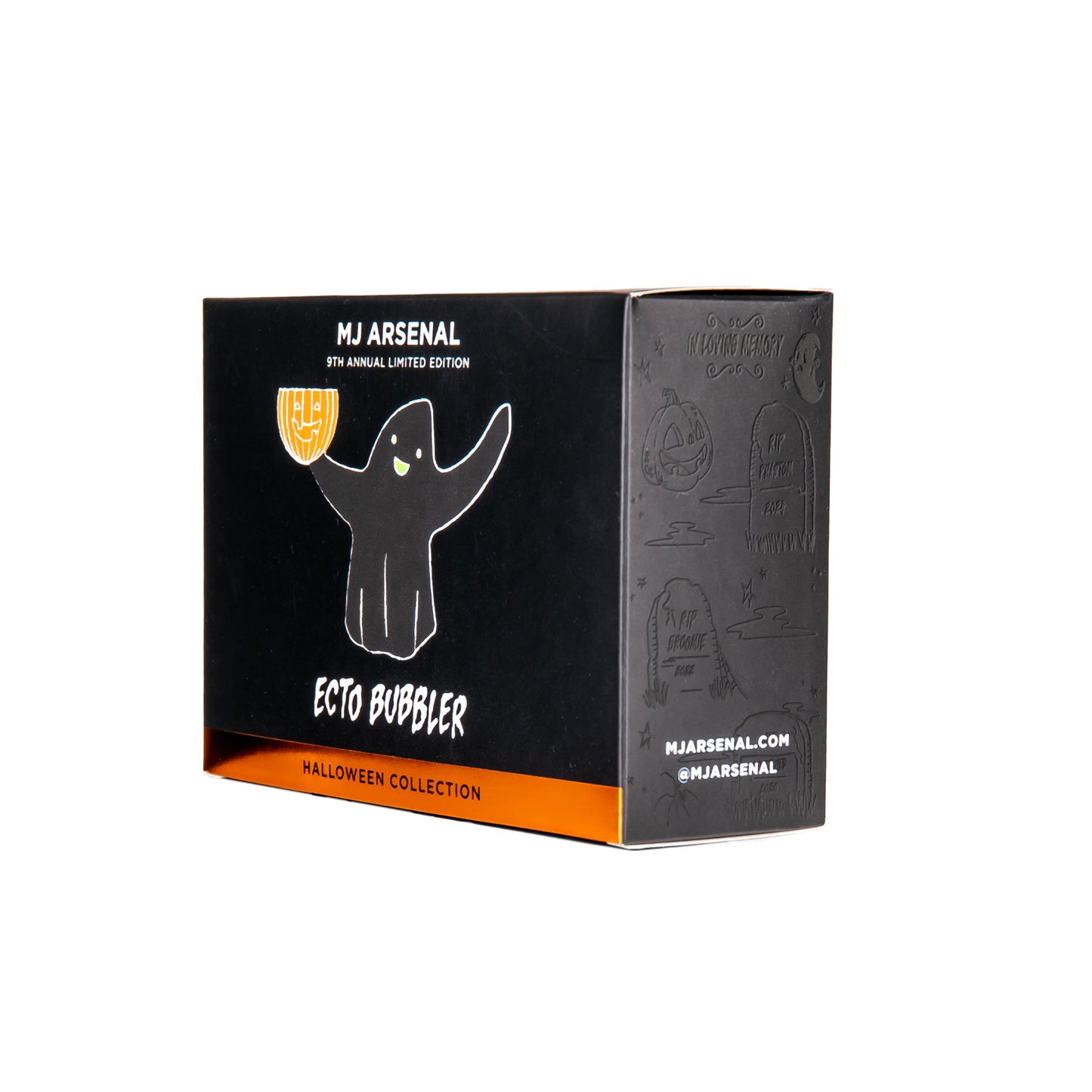 MJ Arsenal Ecto Glass Bubbler Halloween Limited Edition Glow In The Dark
