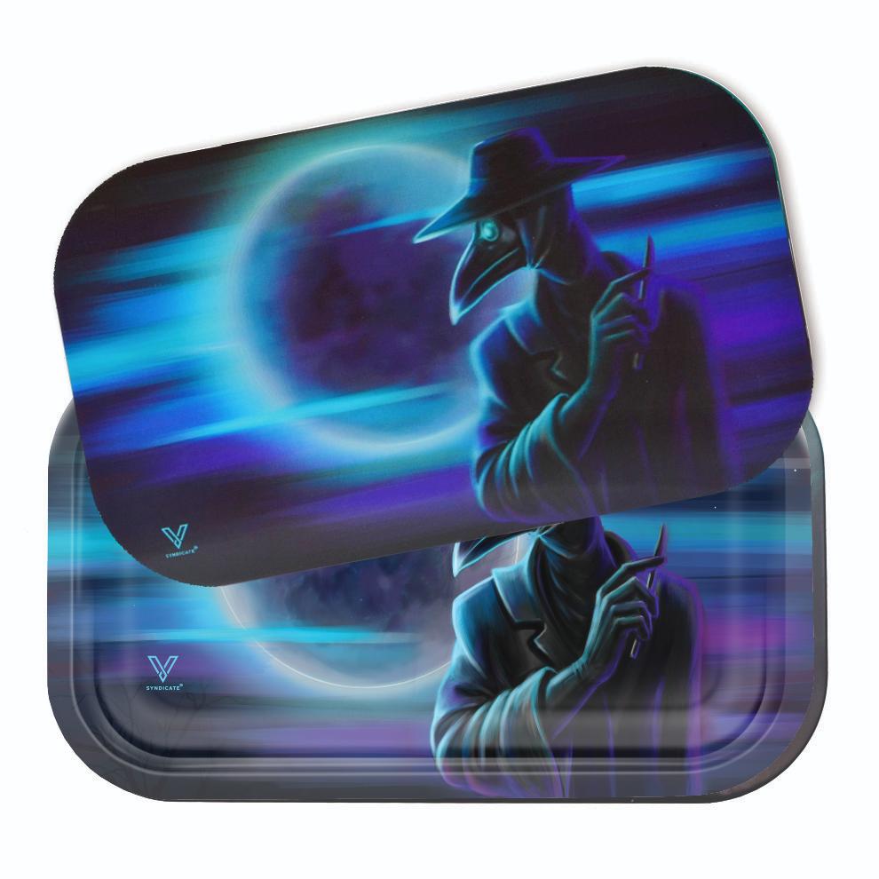 Dark Traveler Rollin Tray With Magnetic Lid 2 Size Options