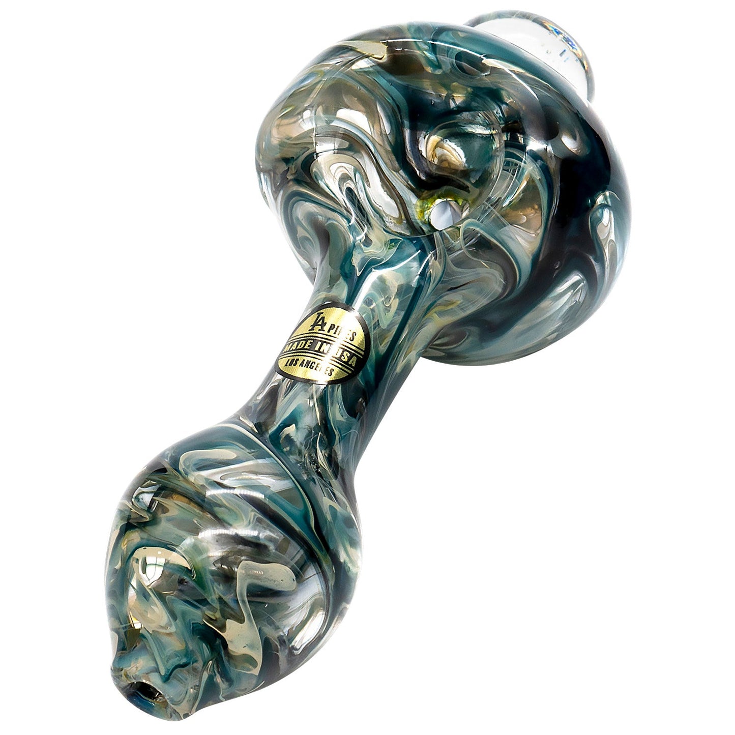 LA Pipes "Primordial Ooze" Glass Spoon Pipe 4 Color Options