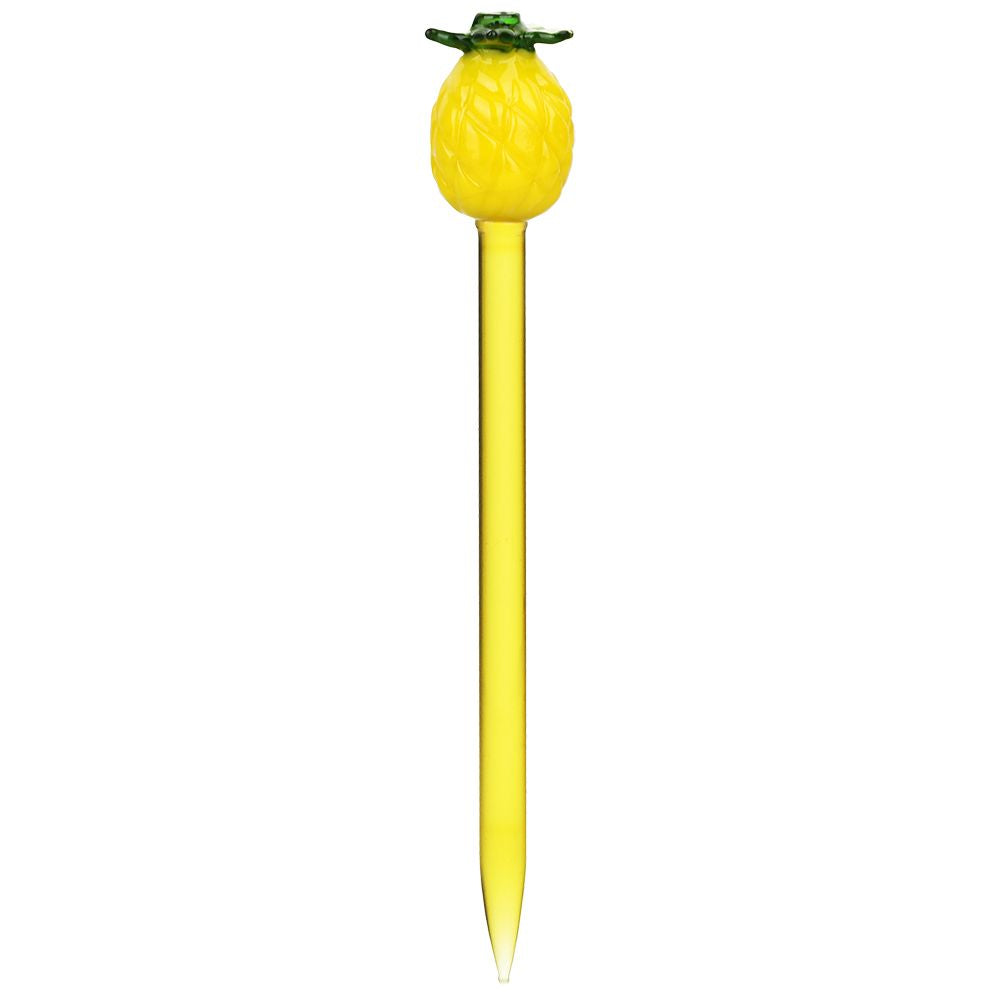 Pulsar Fruit Series Pineapple Express Glow In The Dark Dab Rig Kit - 8" / 14mm F