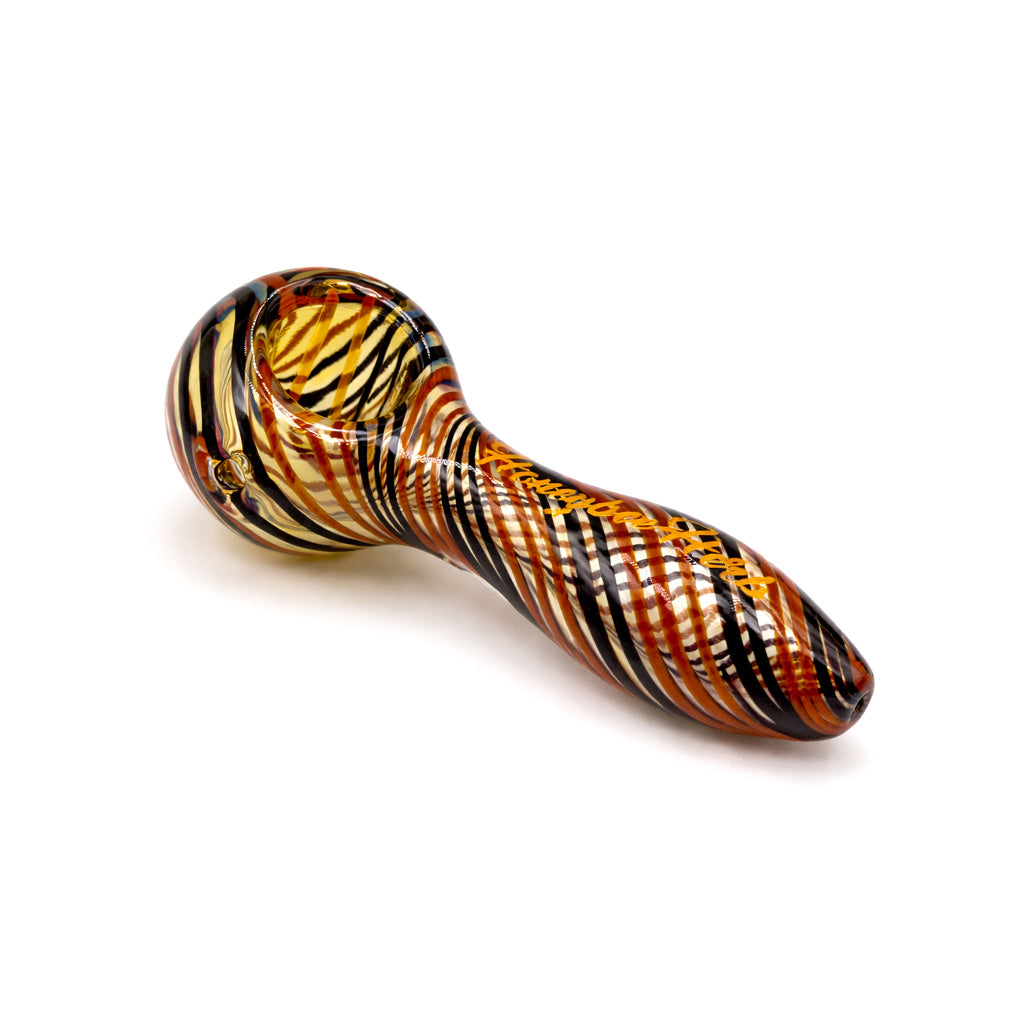 INSIDE OUT LINEWORK SWIRL HAND PIPE SPOON 6 Color Options