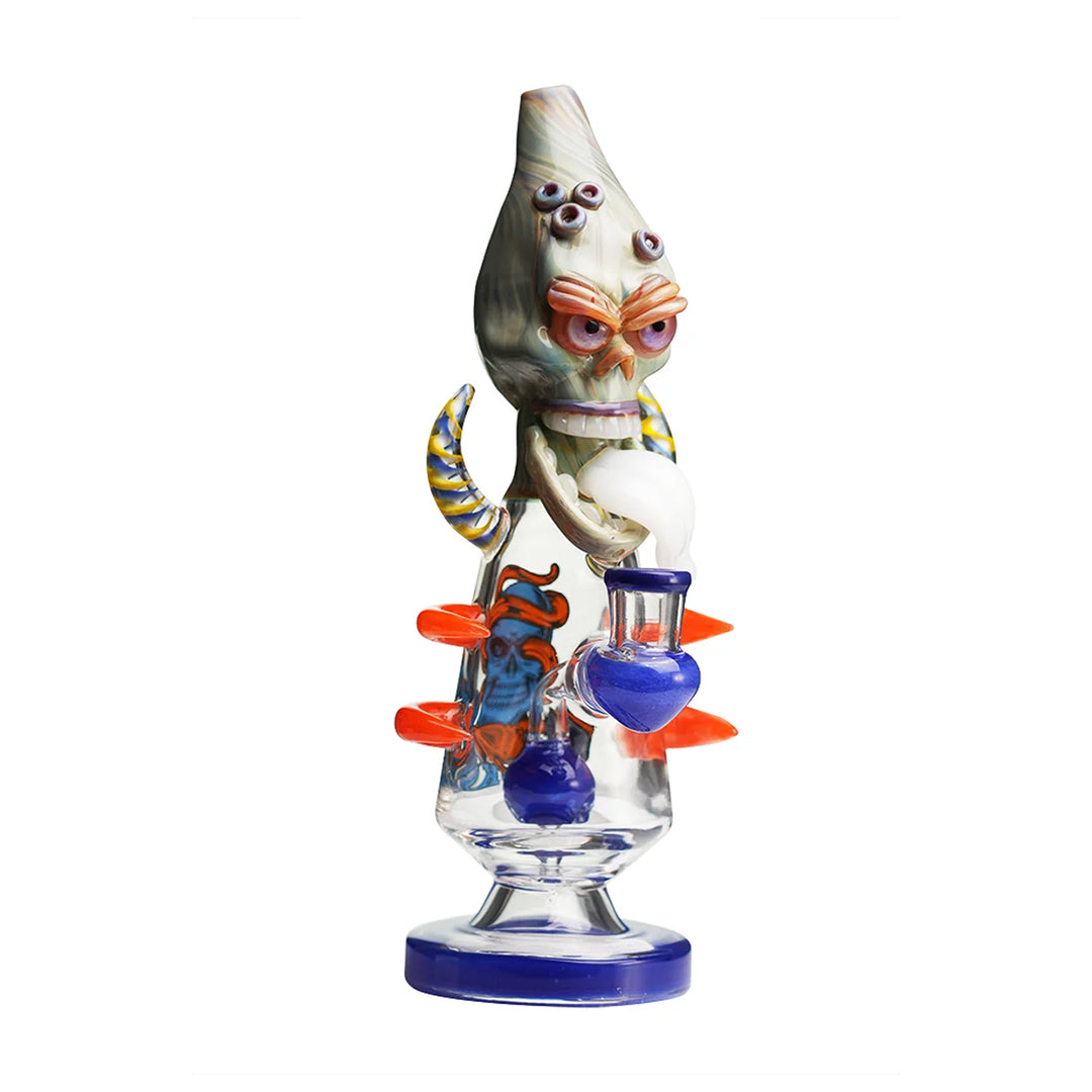 Lookah Glass 11" Cool Skull Bone Water Pipe