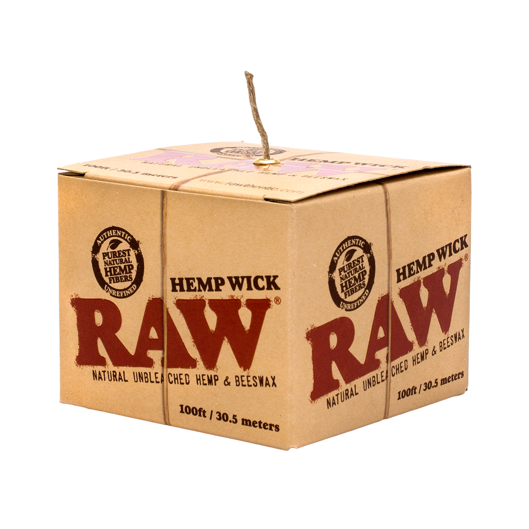 RAW Hemp Wick 4 Size Options