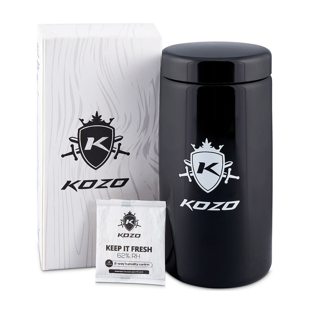 Kozo Grinders ­Glass Jars Two Sizes Available