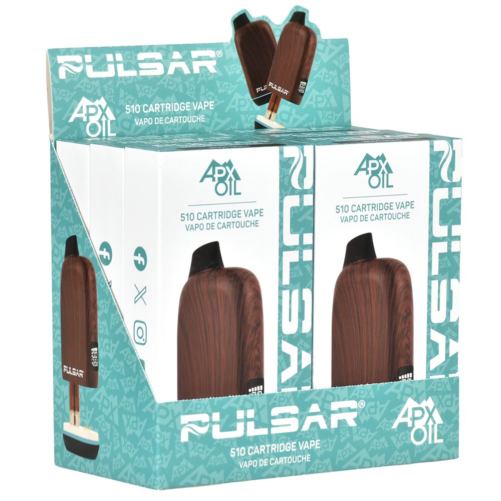 Pulsar APX Oil 510 Vaporizer | Design Series | 1000mAh | 6pc Display 4 Different Styles