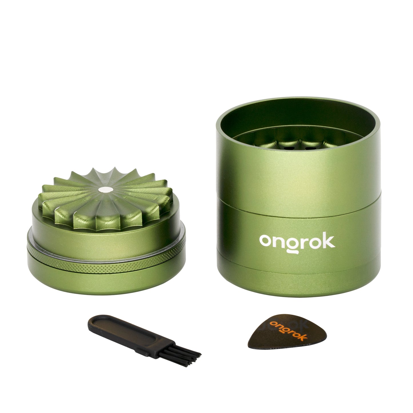 Ongrok 5 Pc Flower Tooth Storage Grinder 5 Color Options