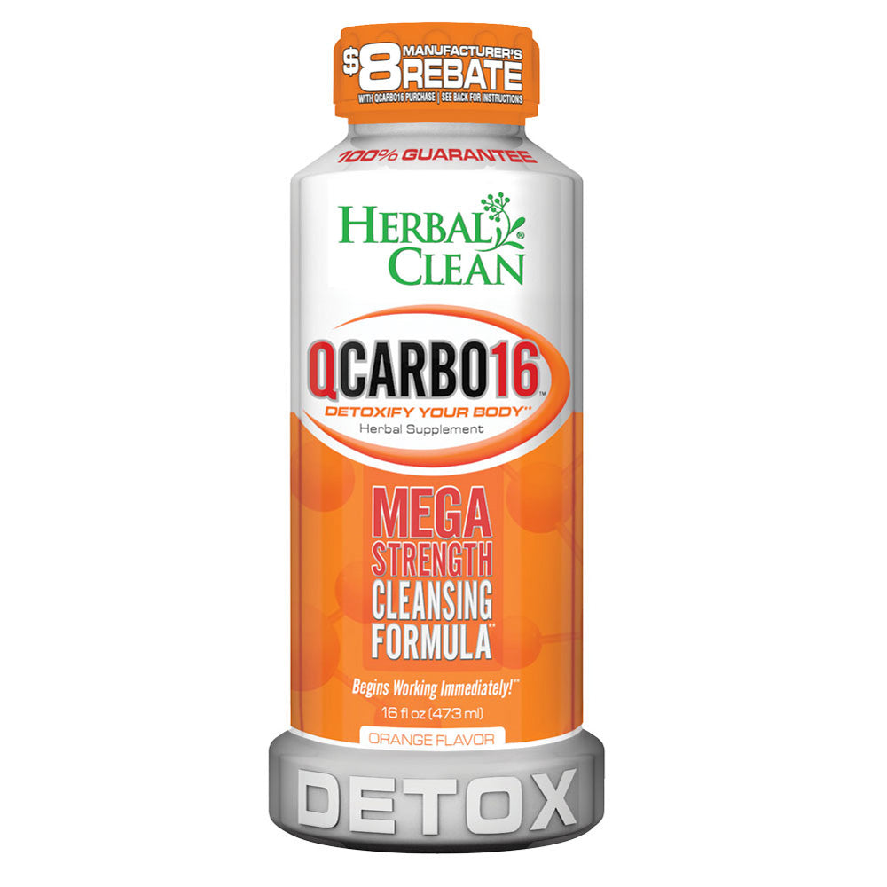 Herbal Clean QCarbo16 Liquid | 16oz 4 Flavors