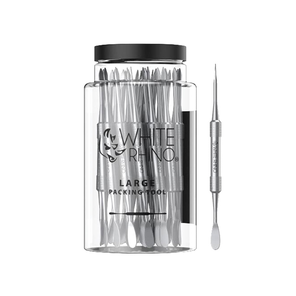 White Rhino Double-Sided Steel Dab Tool 2 Size Options