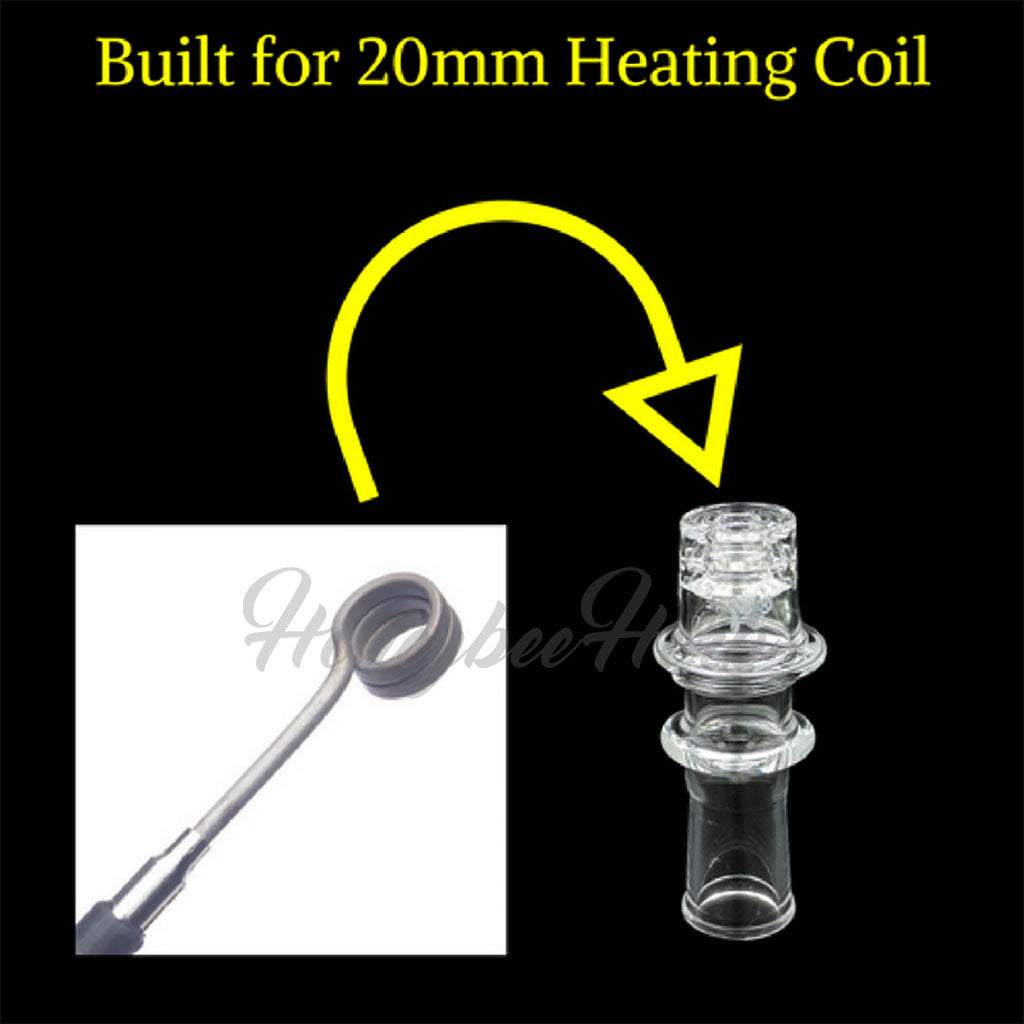 Honeybee Herb Honeycomb Barrel Quartz Enail |YL Male & Female Available & 3 Sizes Options